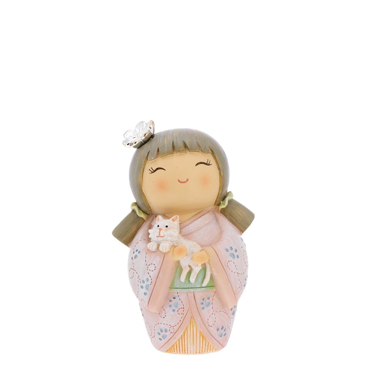KOKESHI DIFFUSORE CON GATTO H. 8,5
